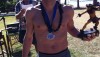 2012 Maui Oceanfront Marathon Winner Chuck Engle and his Winning Hardware