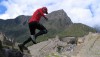 John O’Regan Running through Machu Picchu in Peru