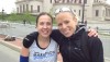 Melissa Gillette and Leah Thorvilson – Carmel Marathon – 2012