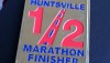 Huntsville Half Marathon Medal 2012