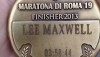 Rome Marathon Medal – Run It Fast – 2013