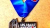 US Half Marathon Medal 2013