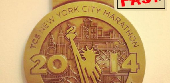 New York City Marathon Medal 2014 – Run It Fast
