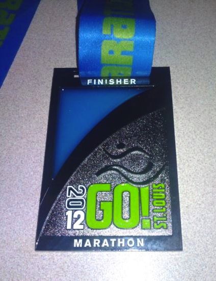 Go! St. Louis Marathon Medal (2012) - Run It Fast®Run It Fast®