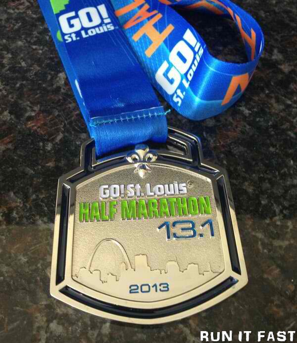 Go! St Louis Half Marathon Medal (2013) - Run It Fast®Run It Fast®