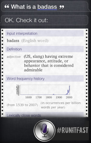 What is Badass According to Siri?