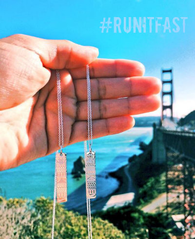 Nike Women's San Francisco Half Marathon Medal 2014 - Run It Fast