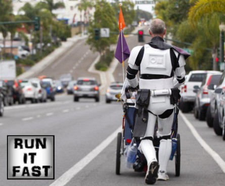 Kevin Doyle Stormtrooper Back 501 Mile Walk - Run It Fast